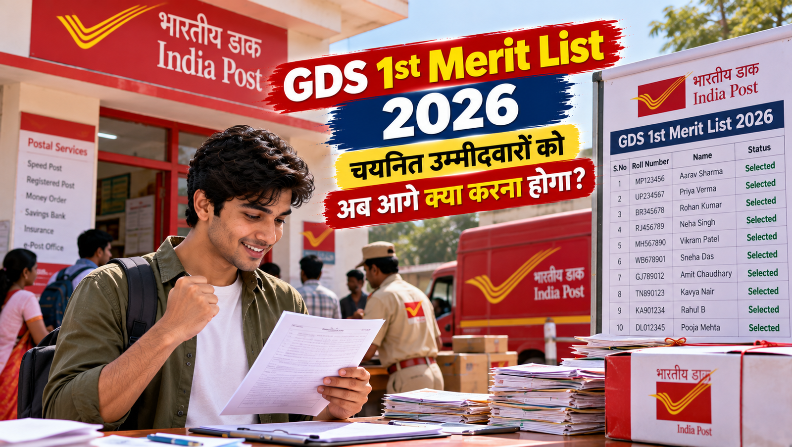 GDS 1st Merit List 2026