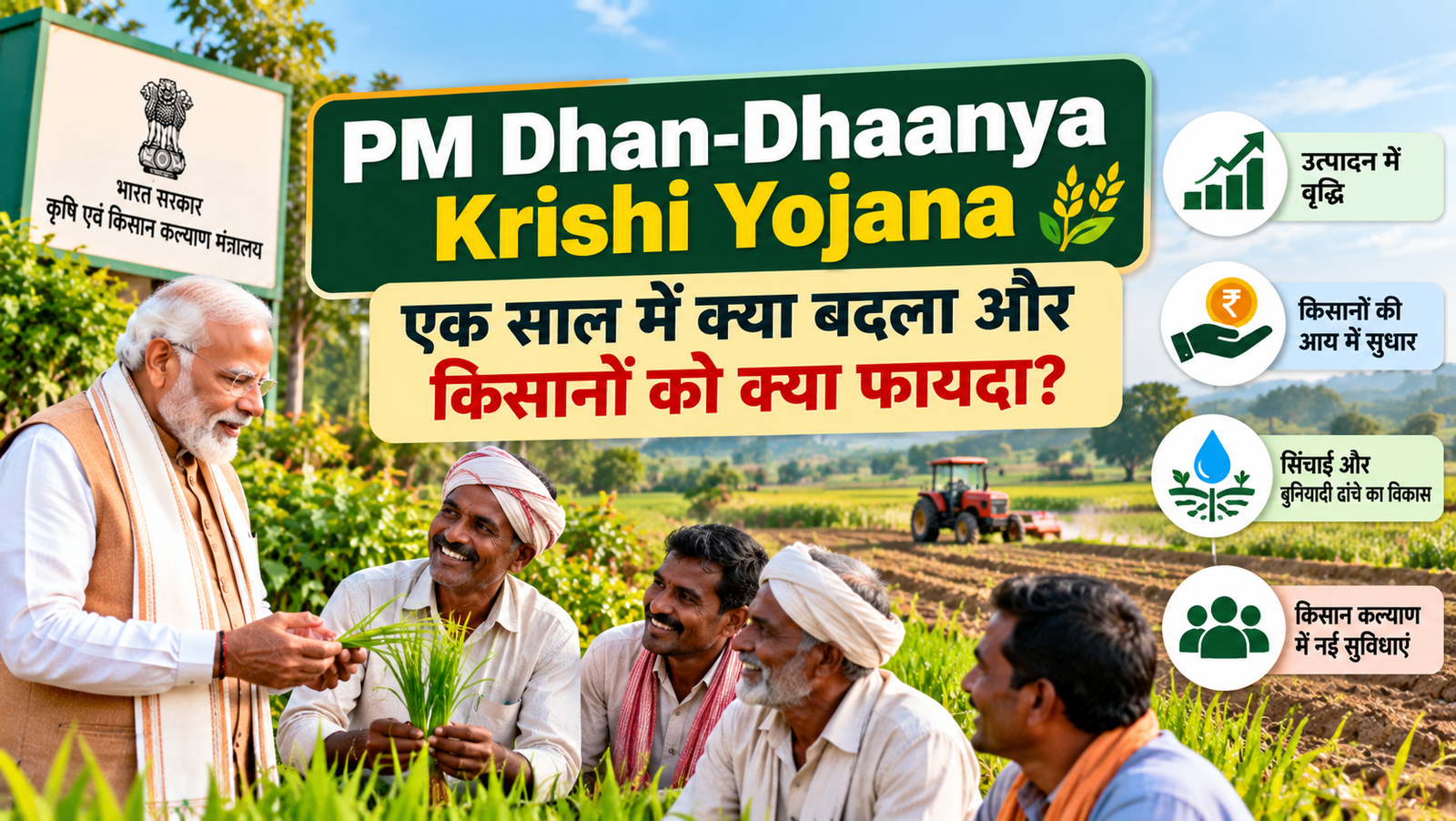 PM Dhan-Dhaanya Krishi Yojana