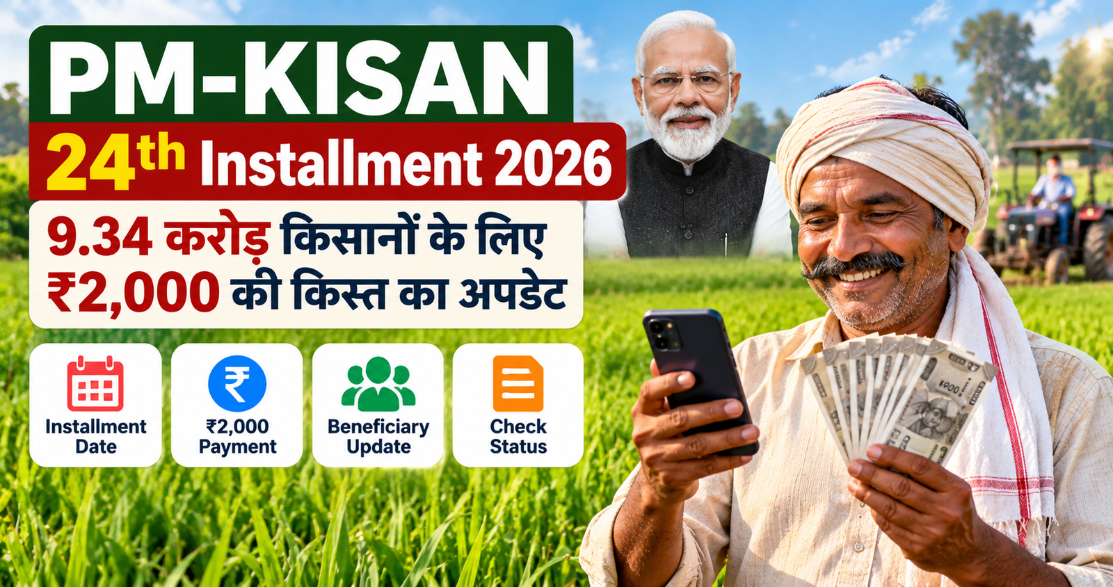 PM-KISAN 24th Installment